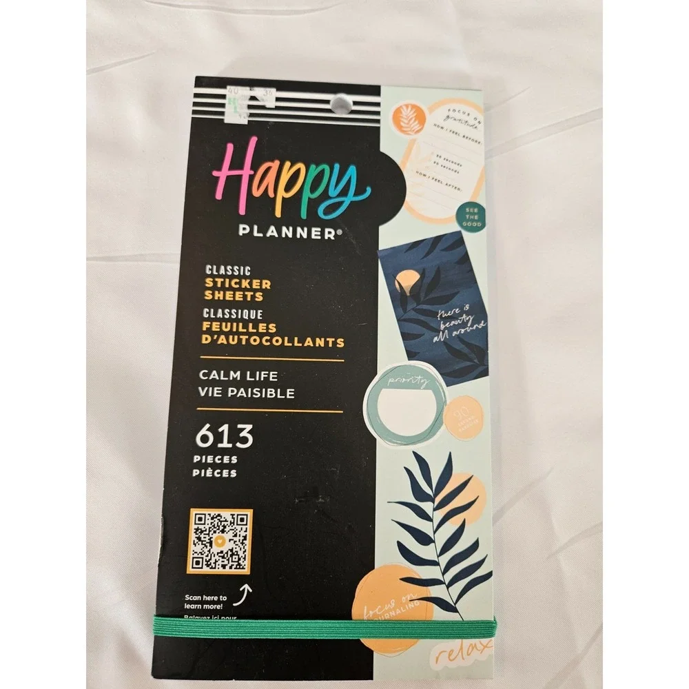 The Happy Planner/Calm Life Stickers /613 Pcs/New
